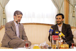 تشريح دیدگاه‌های ايران در سازمان ملل از سوی احمدي‌نژاد و حدادعادل